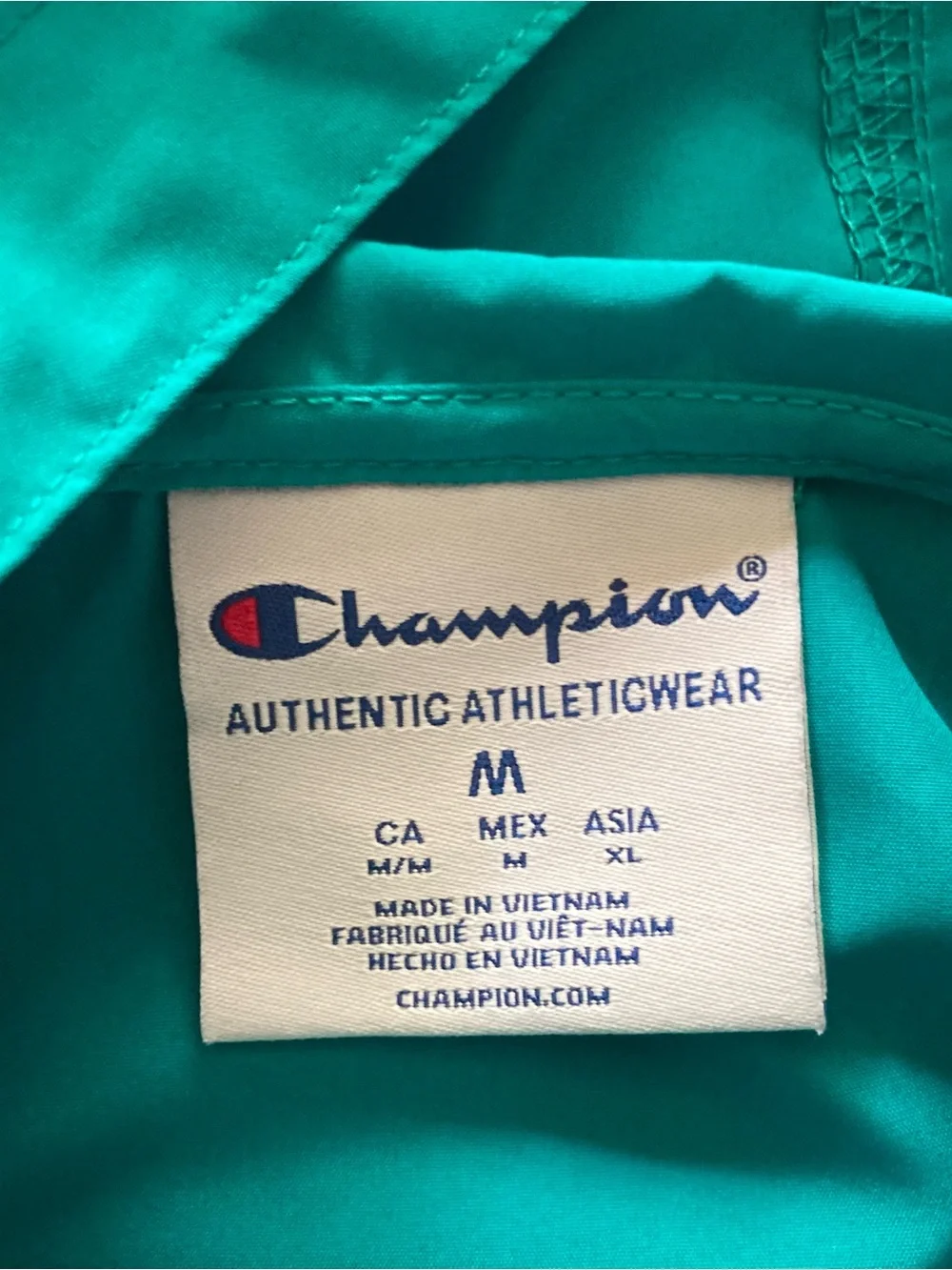 Coastal Carolina Chanticleers Champion Hooded Windbreaker Men’s Medium 1/2 Zip